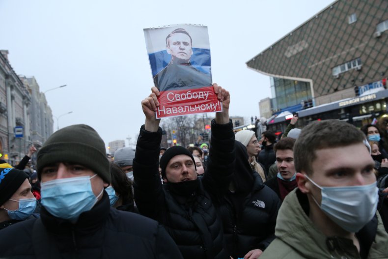 Russia Navalny Protest