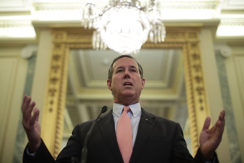 Rick Santorum news conference 2017