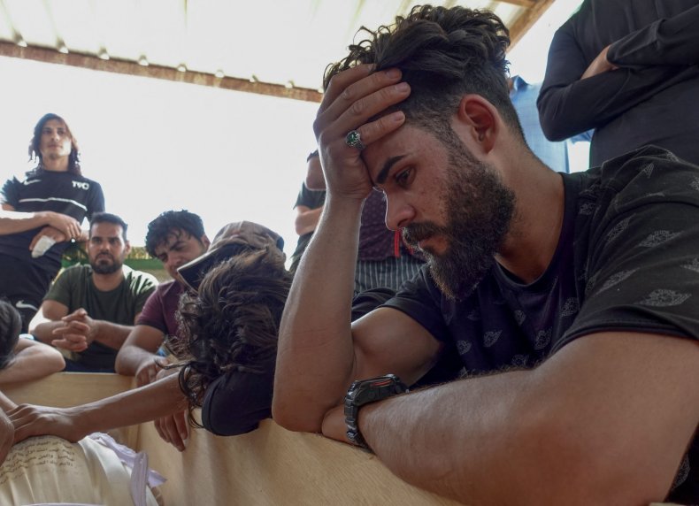 Aftermath of Hospital Fire in Iraq