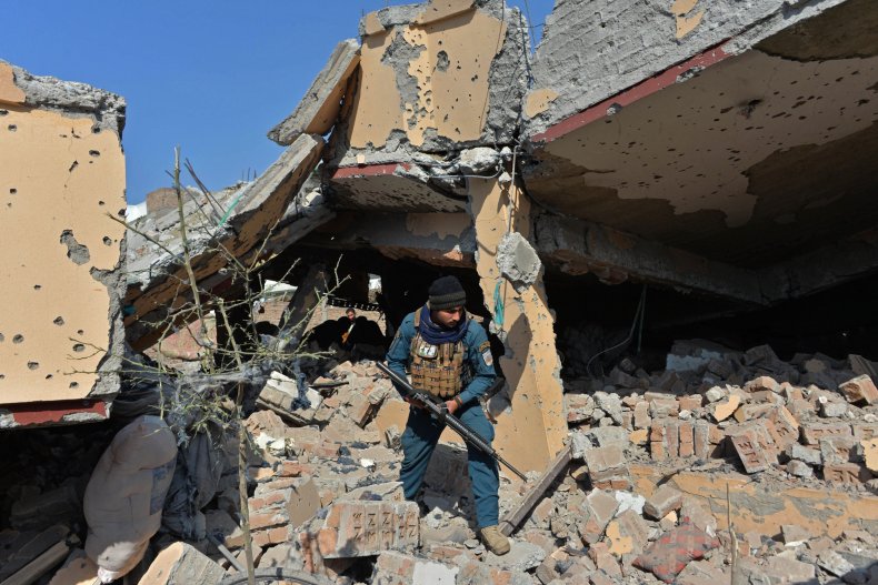House Damaged in Afghanistan