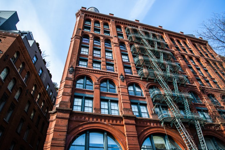 Fire escapes in New York