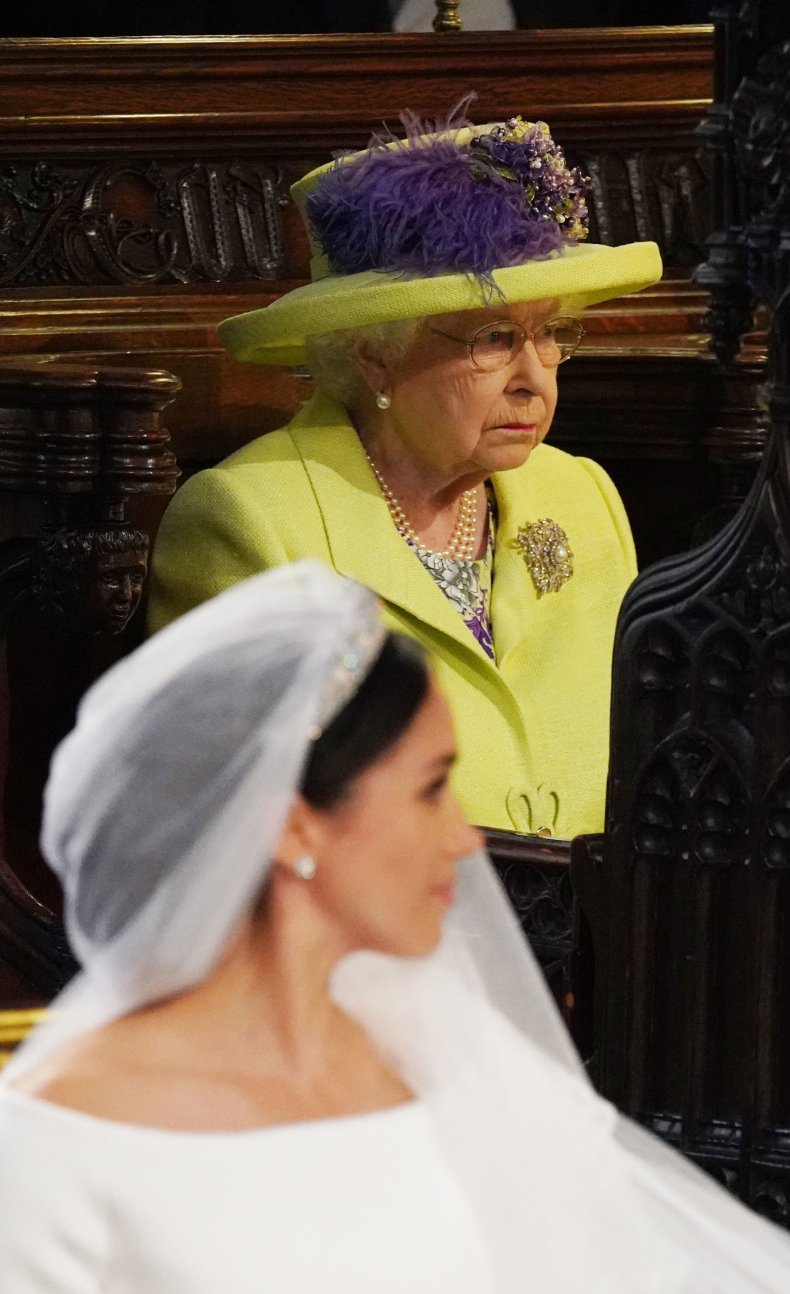 Queen at Meghan Markle, Prince Harry Wedding