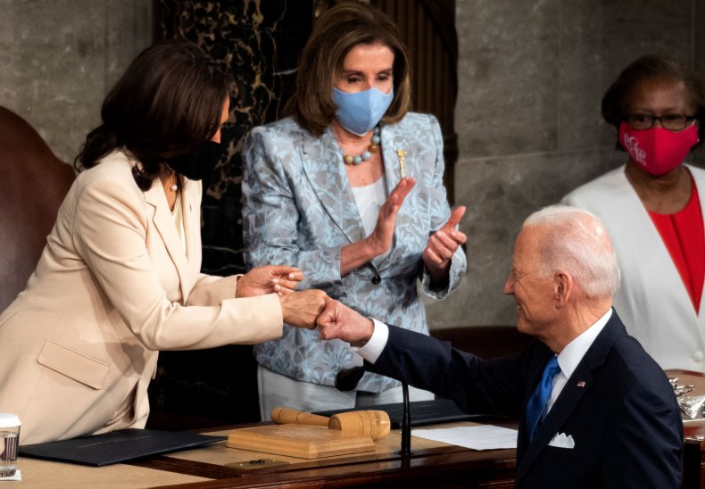 Biden, Pelosi, Harris in Congress