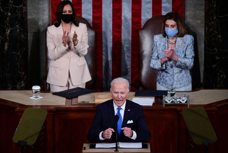 Biden, Harris and Pelosi