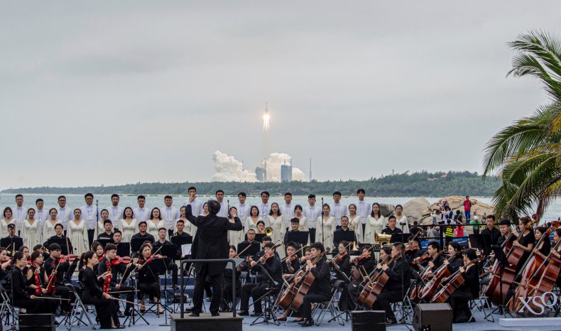 China Space Station launch music