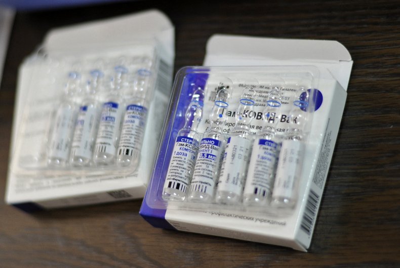 Sputnik V Vaccine Vials