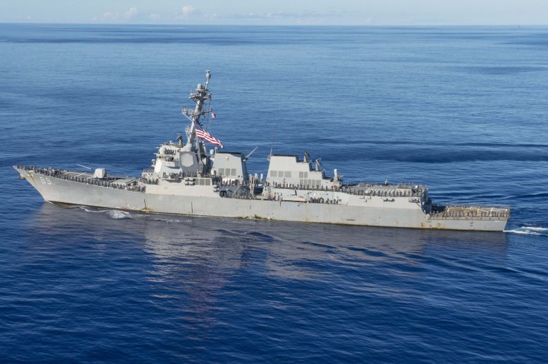 U.S. Navy Ship Operates In Pacific