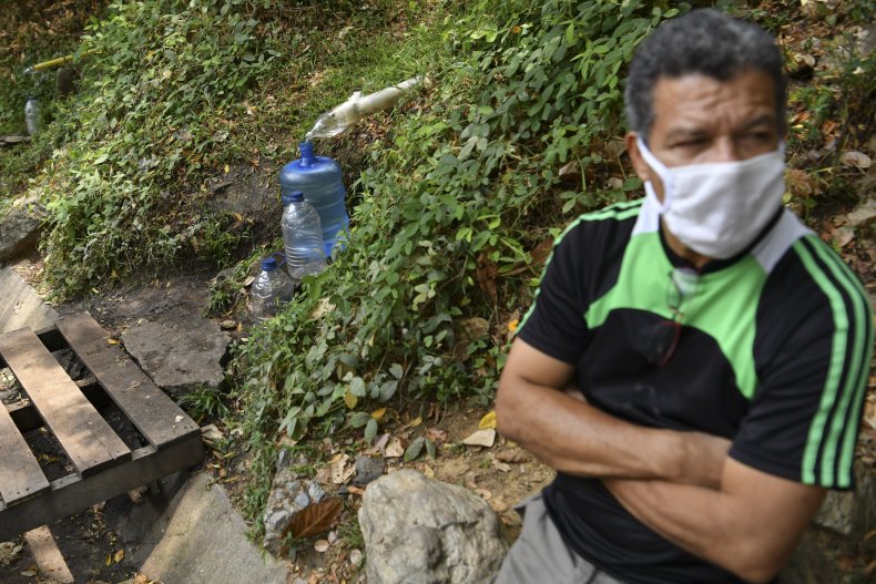 A Man in Caracas, Venezuela