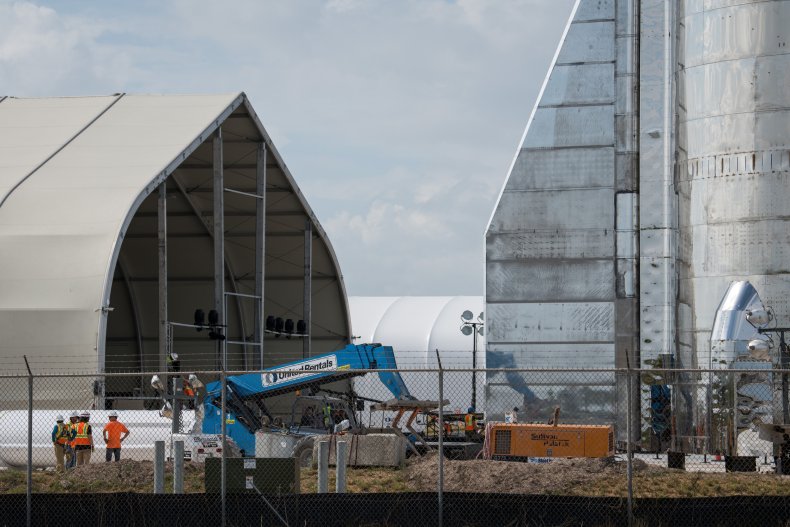 SpaceX Boca Chica facility in Texas