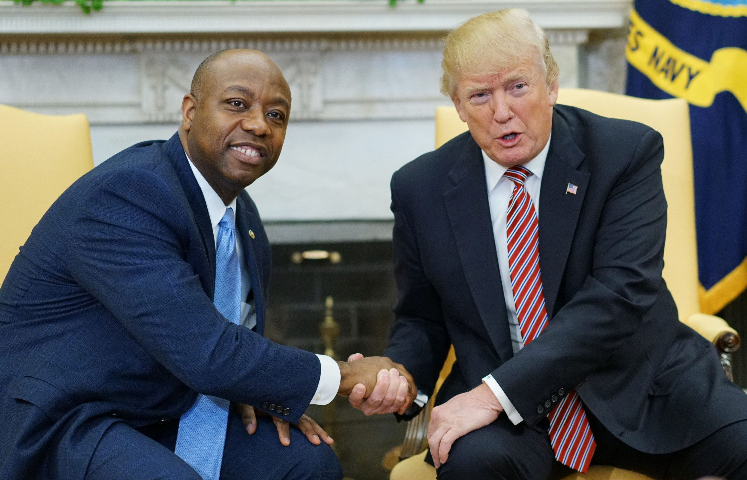 Donald Trump Hints and Mike Pence Returns—But Tim Scott Is Man of the Hour