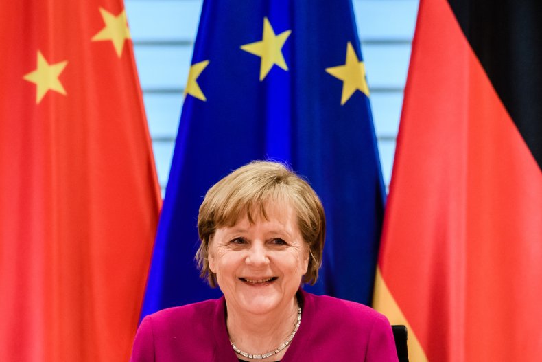 German Chancellor Angela Merkel