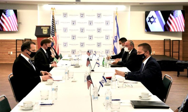 us, israel, embassy, security, talks