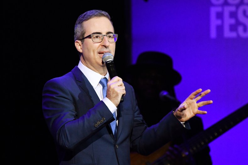 John Oliver at a Benefit in 2019