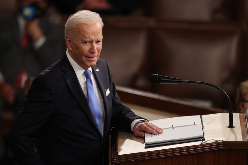  Biden Addresses a Joint Session of Congress