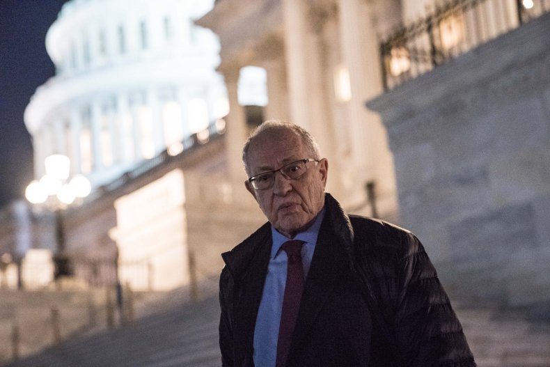 Alan Dershowitz speaks to Mike Lindell