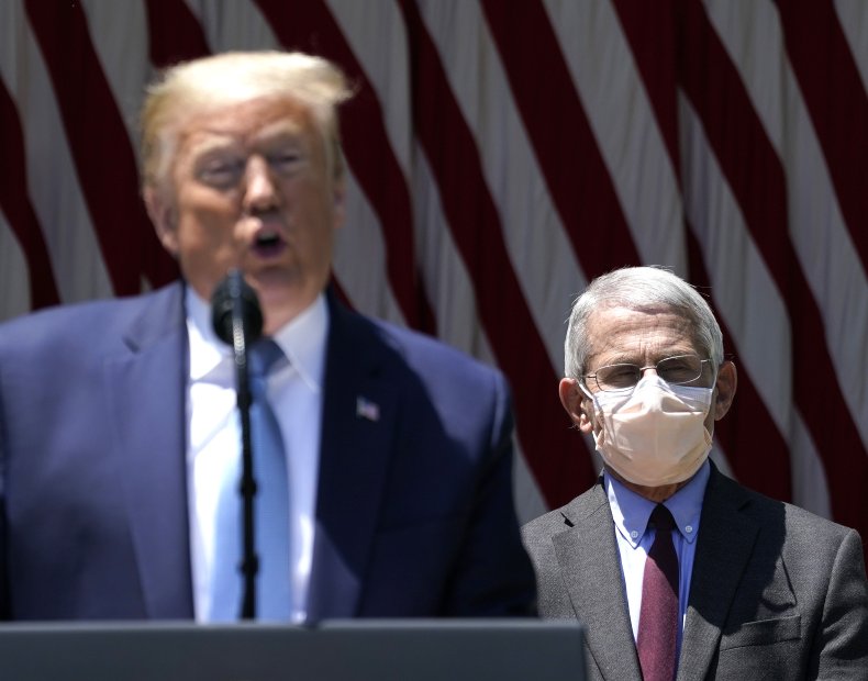 Trump wonders why media praised Fauci