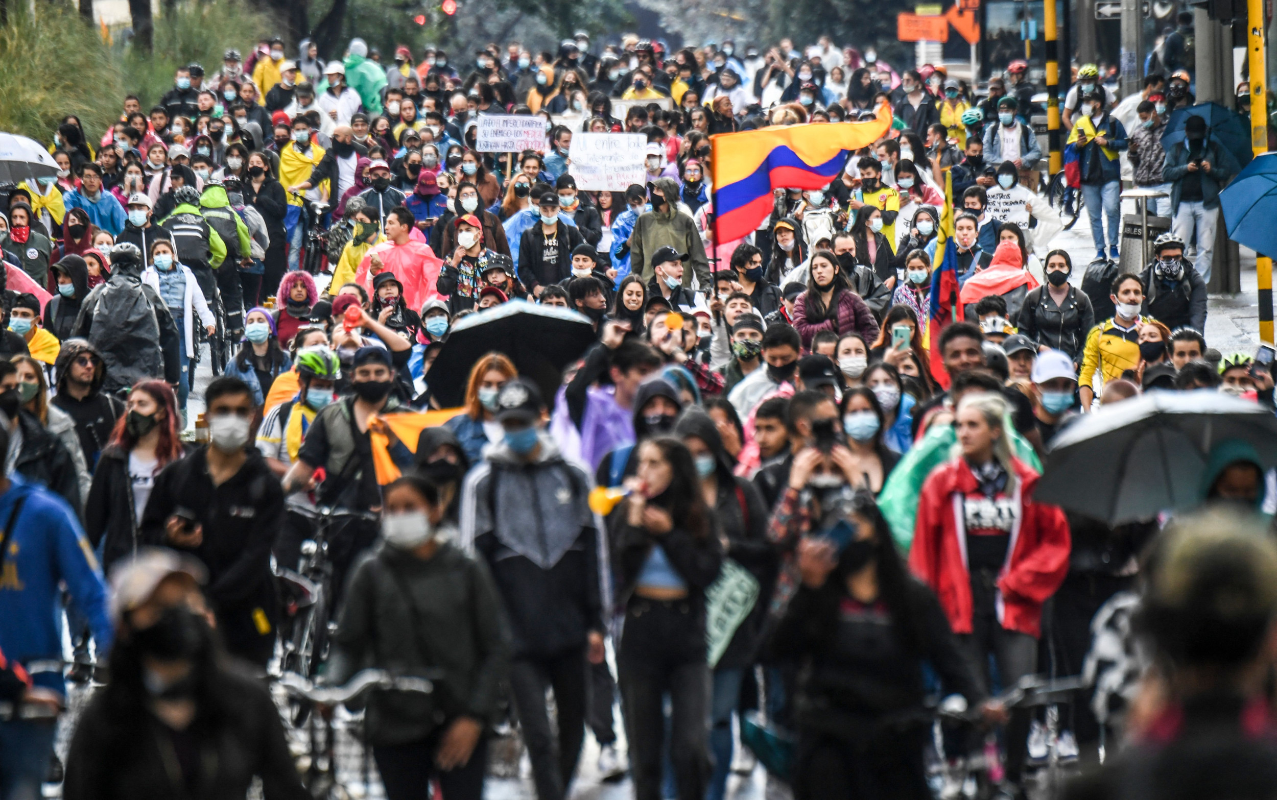 Disrupted in Colombia as Protesters Killed During Rally