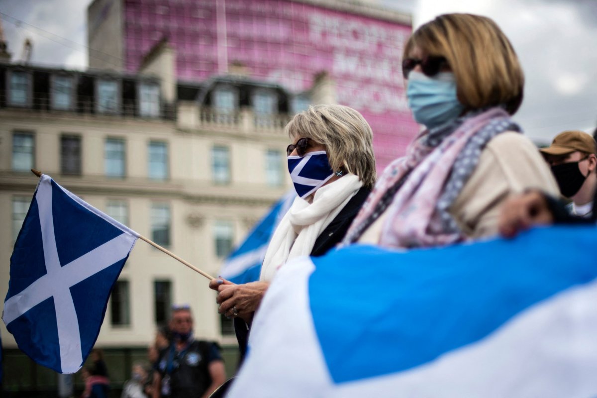 Scotland Independence Protests 