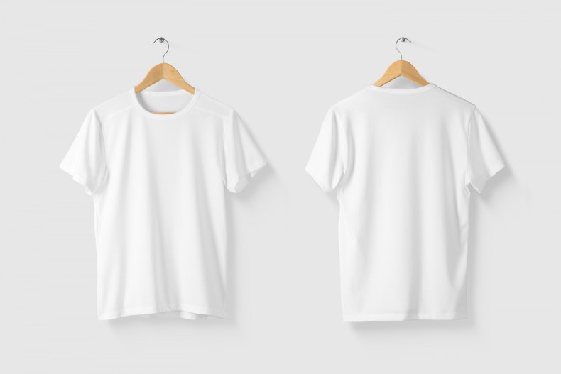 Two white T-shirts