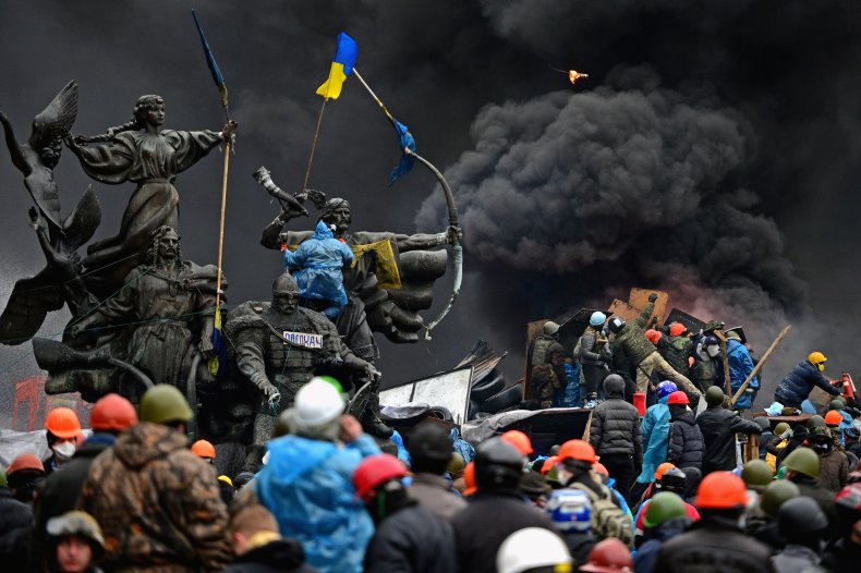 Protesters Ukraine 2014