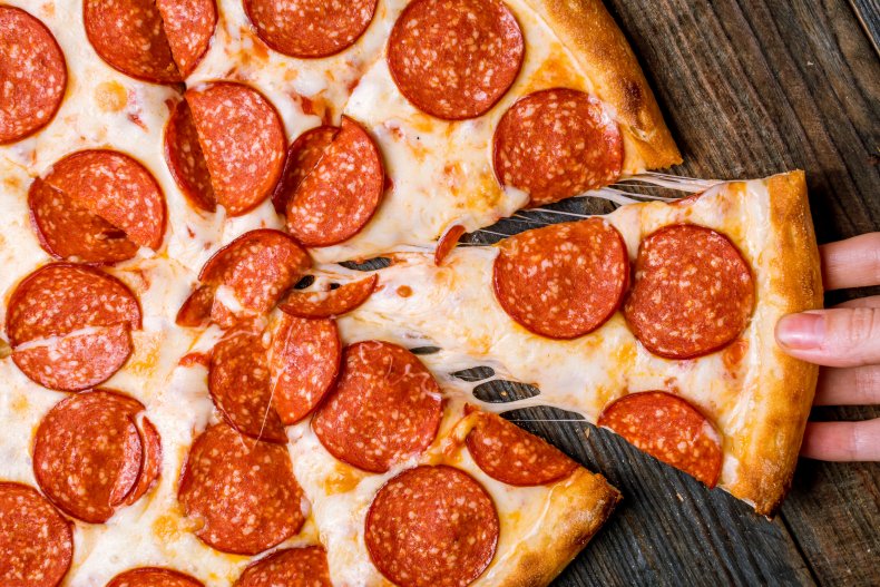 large pepperoni pizza