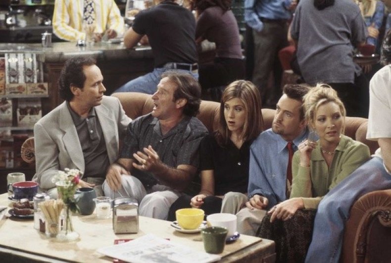 Robin Williams and Billy Crystal on Friends