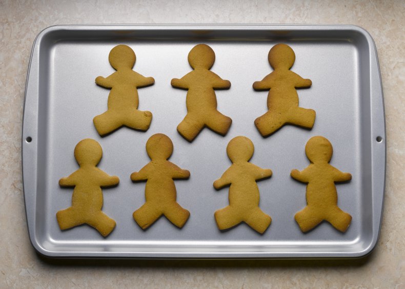 Stock image of gingerbread men