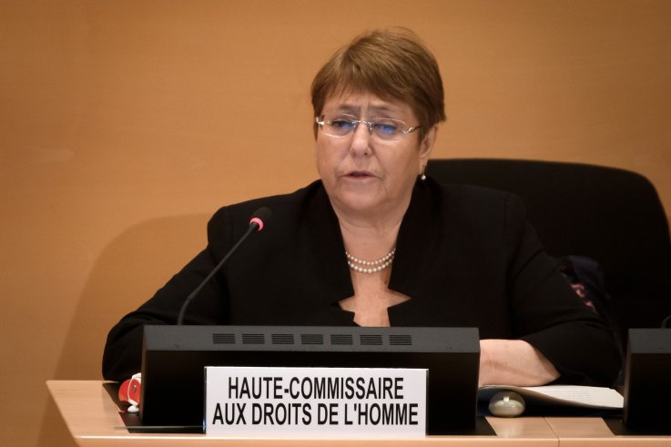 UN High Commissioner Michelle Bachelet