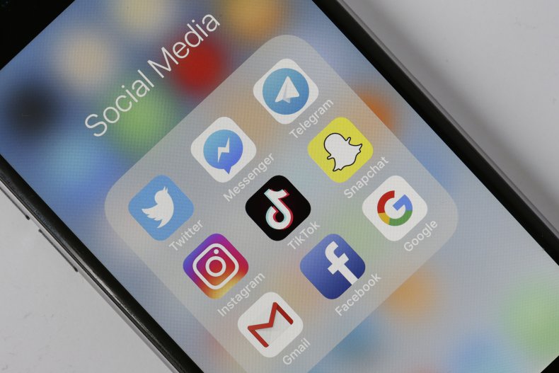 Social media apps on iPhone