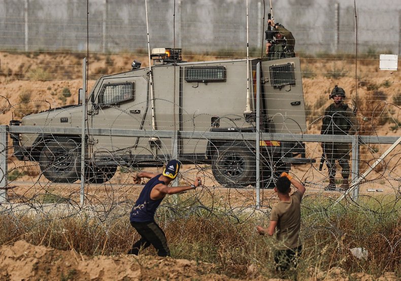 Israeli Forces Palestinians