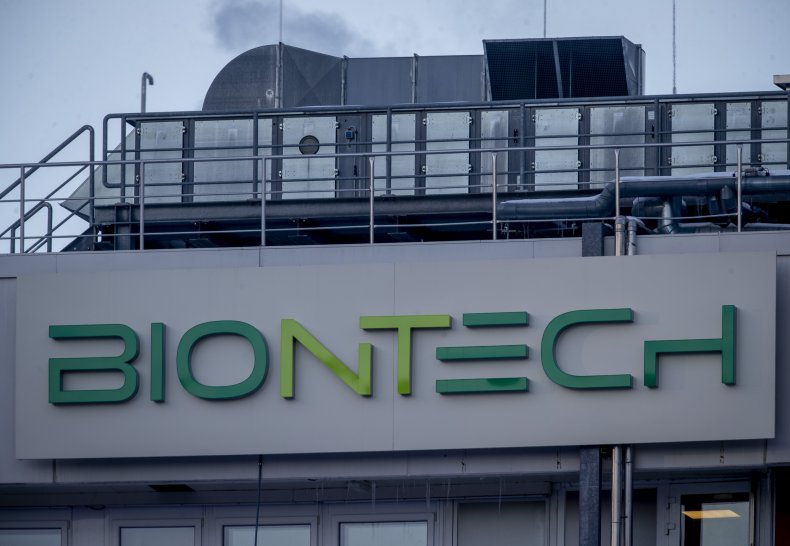 BioNTech Company Sign
