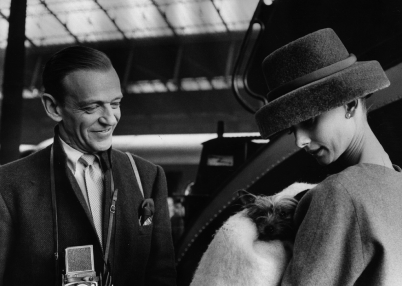 1957: Mother and dog land roles in 'Funny Face'