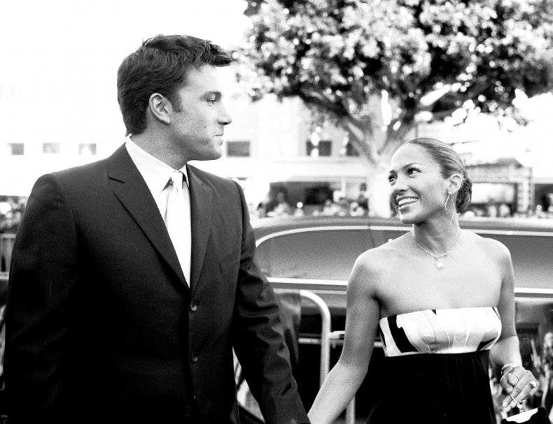 Jennifer Lopez and Ben Affleck in 2003