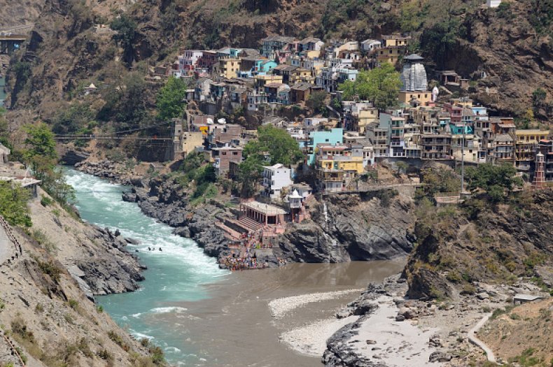 India Landslide Rainfall Building Collapse Ganges
