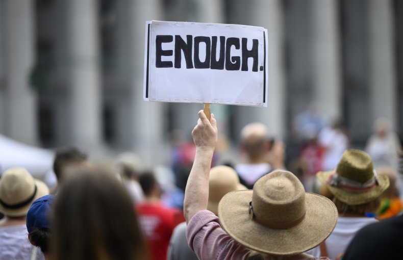 Gun violence protest