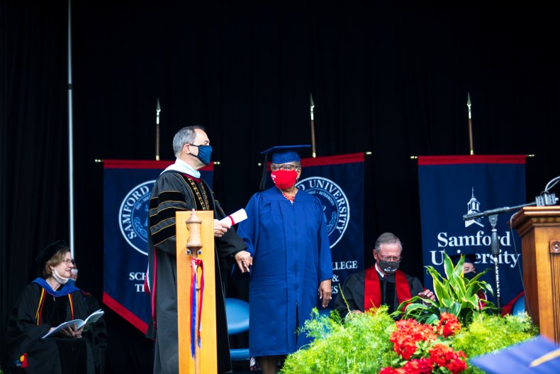 78-year-old woman graduates college with BA