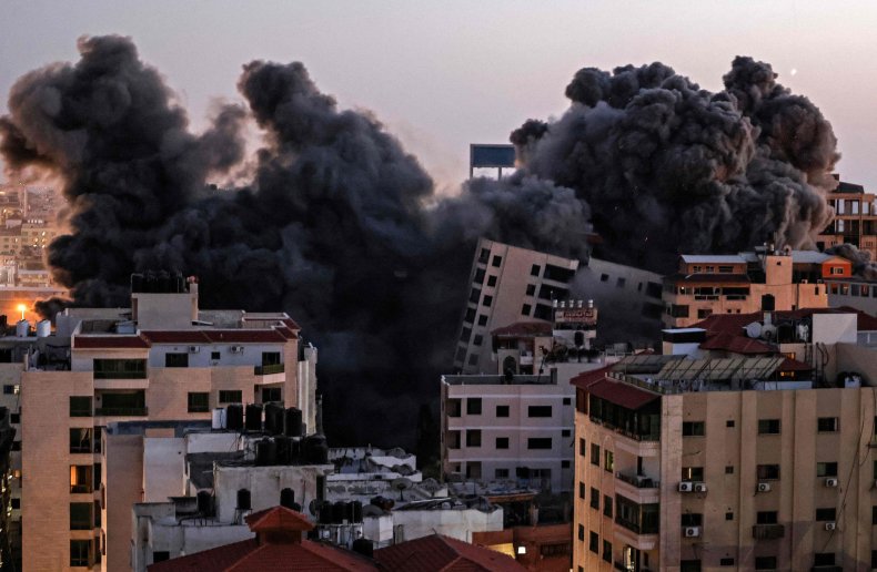 israel, strike, gaza, building, hamas