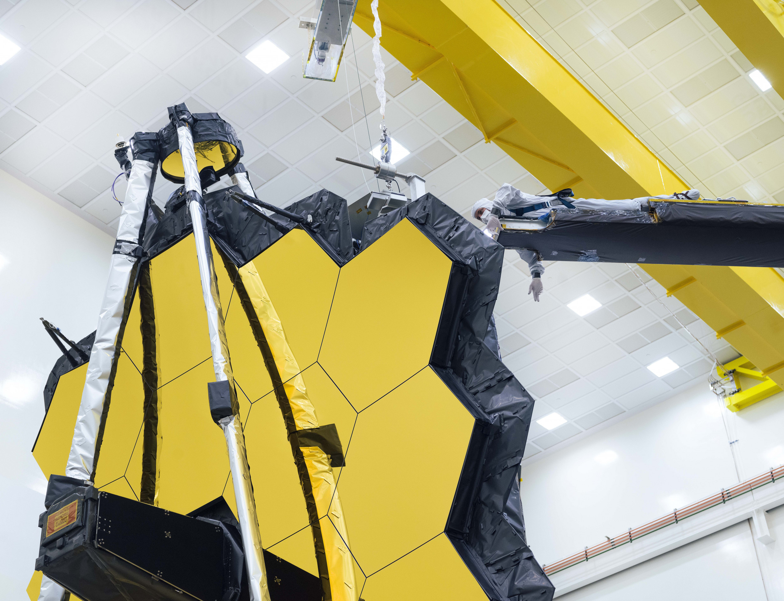 NASA's James Webb Telescope Opens Mirror on Earth for Last Time Before