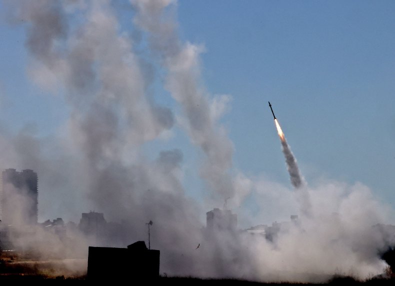 Israel Airstrike Iron Dome
