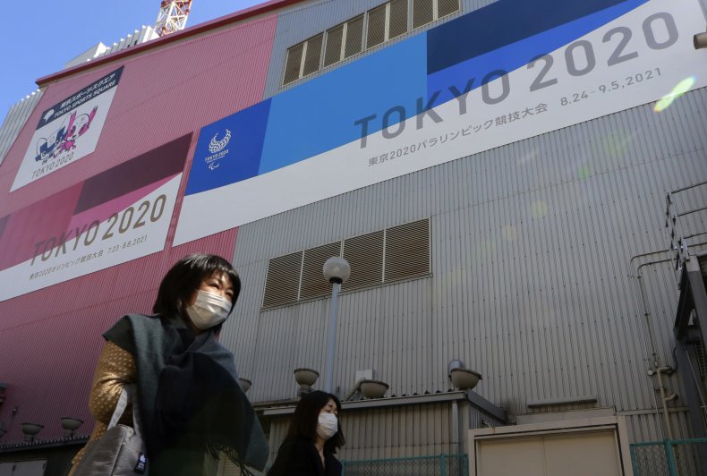 Tokyo Olympics Protest