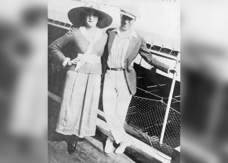 1918: marries 16-year-old actress Mildred Harris