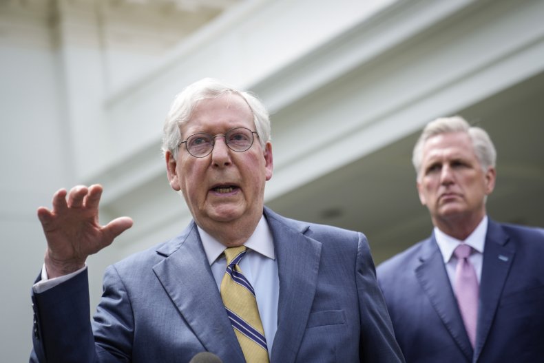 McConnell Speaks Outside the White House