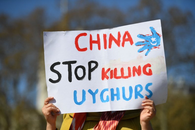 Britain China Politics Diplomacy Uyghurs