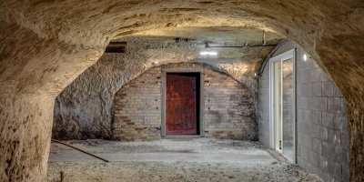 The cave inside the Plummer Pump House The cave inside the Plummer Pump House