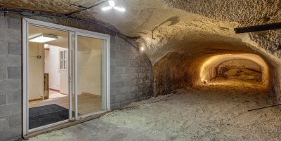 The cave inside the Plummer Pump House The cave inside the Plummer Pump House