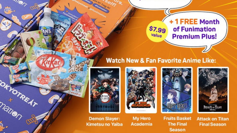 TokyoTreat Funimation Collaboration for Anime Enthusiasts