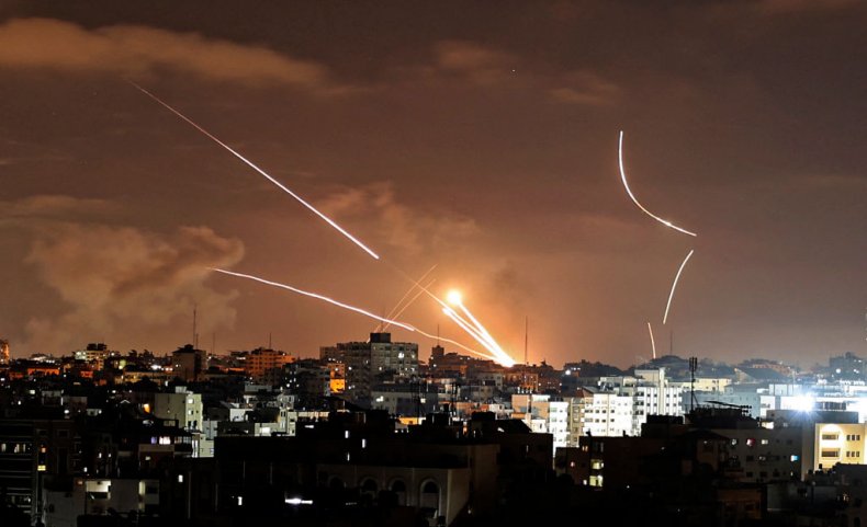 Air strikes over Gaza City