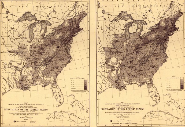 Census map 1830 1840
