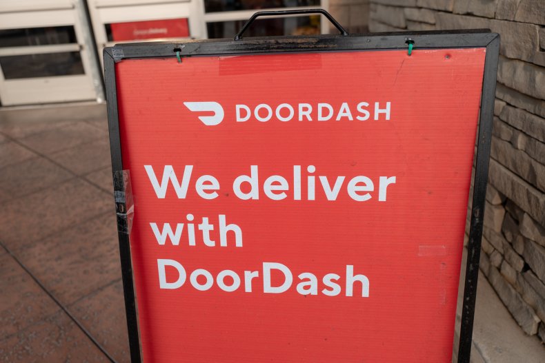 DoorDash credits stimulus checks sales boost