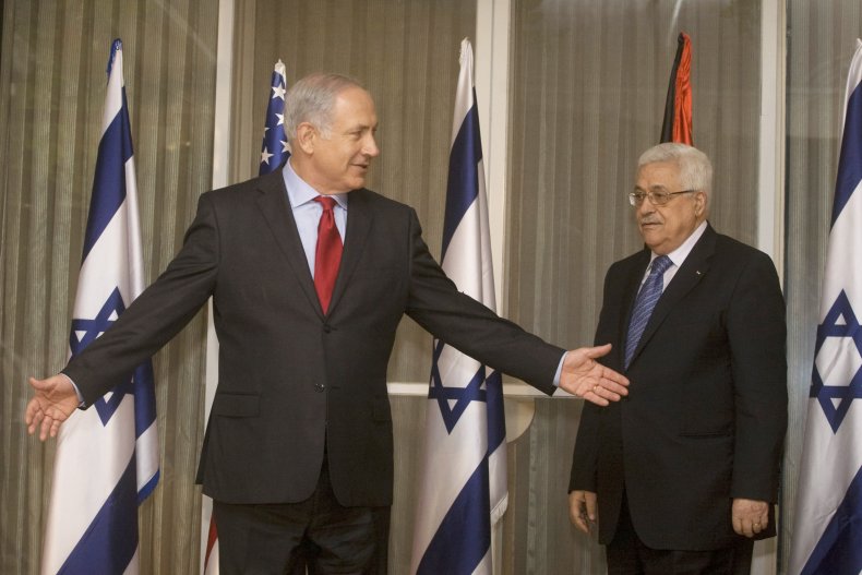 benjamin netanyahu mahmoud abbas 